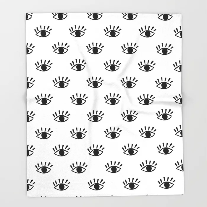 Eye Eyelashes Blanket Mandala Design Graphic Black and White Eye Fleece Blankets and Throw Blanket Sofa Fleece 150X200
Eye Eyelashes Blanket Mandala Design Graphic Black and White Eye Fleece Blankets and Throw Blanket Sofa Fleece 150X200