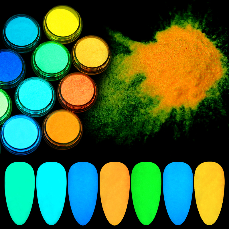 12 Boxs/Set Luminous Nail Glitter Power Glow In Dark Nail Pigment Dust Powder For UV Gel Art Decoration Glitters Power
12 Boxs/Set Luminous Nail Glitter Power Glow In Dark Nail Pigment Dust Powder For UV Gel Art Decoration Glitters Power