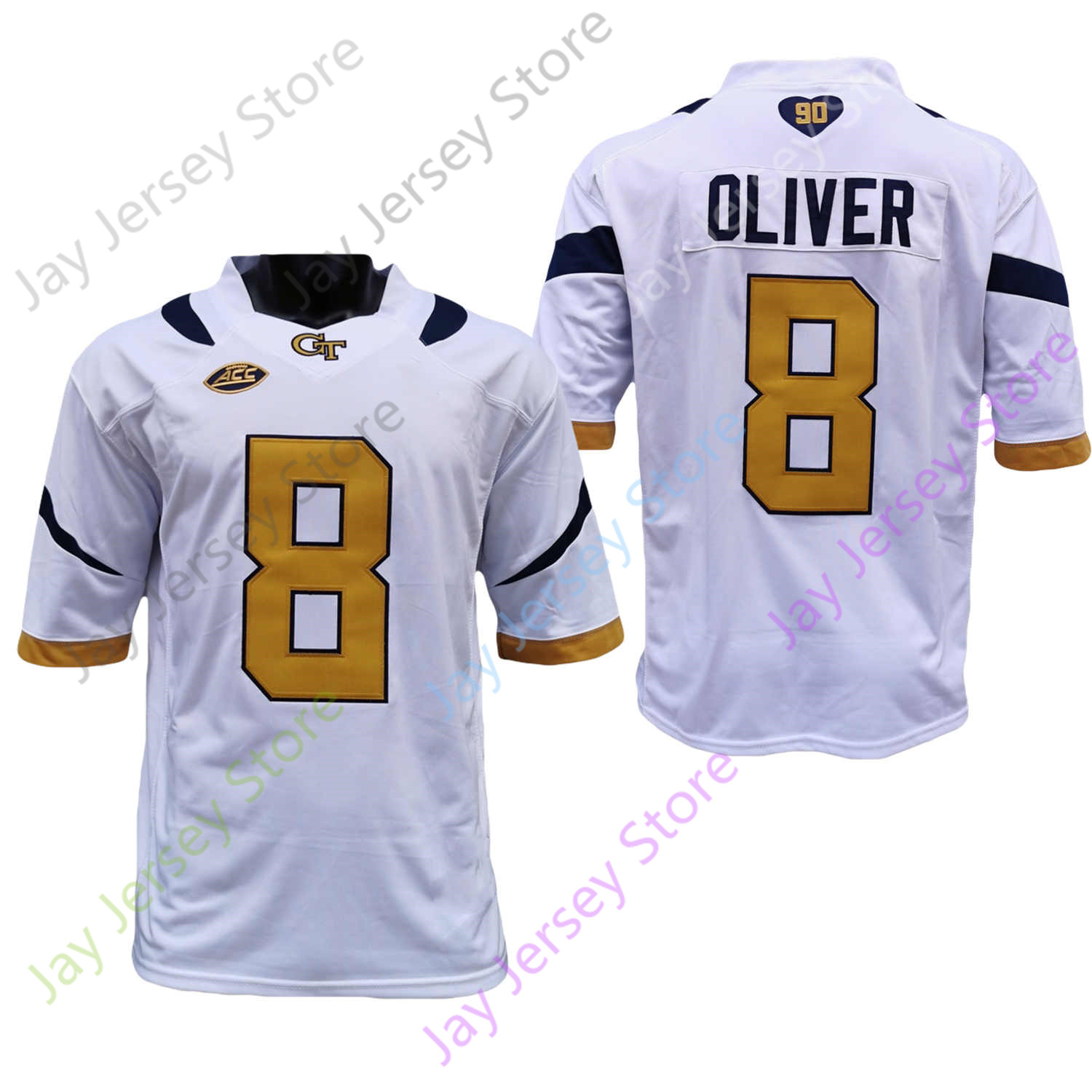 2020 New NCAA Georgia Tech Yellow Jackets Jerseys 8 Tobias Oliver College Football Jersey White Size Youth Adult
2020 New NCAA Georgia Tech Yellow Jackets Jerseys 8 Tobias Oliver College Football Jersey White Size Youth Adult