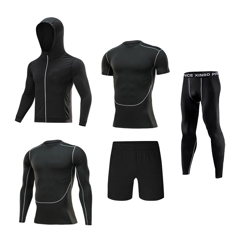 5 Pcs/Set Men Sportswear Compression Sport Suits Quick Dry Running Sets Clothes Sports Joggers Training Gym Fitness Tracksuits, Beige
5 Pcs/Set Men Sportswear Compression Sport Suits Quick Dry Running Sets Clothes Sports Joggers Training Gym Fitness Tracksuits, Beige