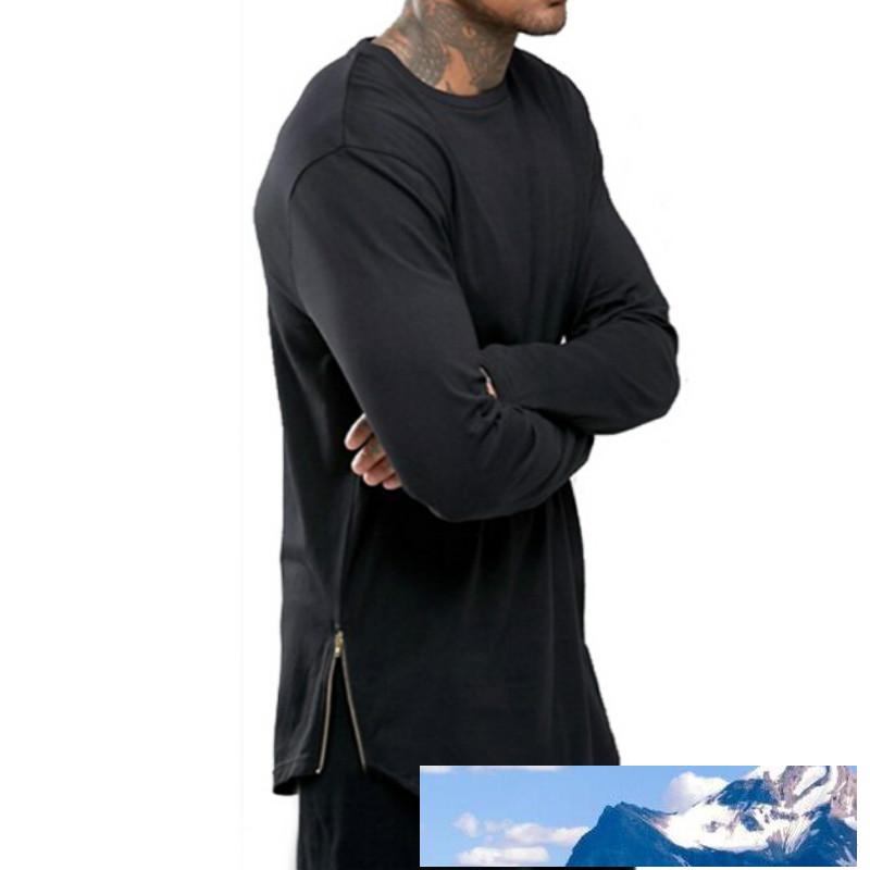 New Trends Men T shirts Super Longline Long Sleeve T-Shirt Hip Hop Arc hem With Curve Hem Side Zip Tops tee, Khaki longline tee
New Trends Men T shirts Super Longline Long Sleeve T-Shirt Hip Hop Arc hem With Curve Hem Side Zip Tops tee, Khaki longline tee
