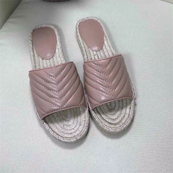 Fashion Women Leather Espadrille Sandal Slipper Designer Straw Cord Sandal Real Leather Platform Shoes Outdoor Beach Slippers with Box
Fashion Women Leather Espadrille Sandal Slipper Designer Straw Cord Sandal Real Leather Platform Shoes Outdoor Beach Slippers with Box