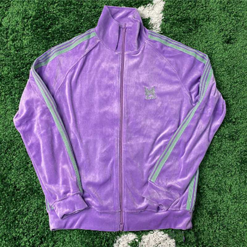 Purple NEEDLES AWGE JACKETS Men Women High Quality Needles Velvet jacket Light green butterfly embroidery Logo AWGE Coats, 21
Purple NEEDLES AWGE JACKETS Men Women High Quality Needles Velvet jacket Light green butterfly embroidery Logo AWGE Coats, 21
