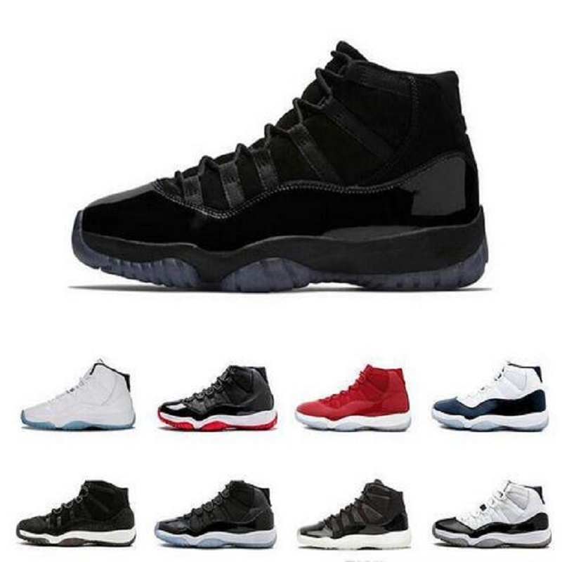 Mens unisex basketball shoes women 11s Concord Bred win like 96 Cap and Gown Platinum Tint Space jam Metallic Silver men sports sneakers, Color 64
Mens unisex basketball shoes women 11s Concord Bred win like 96 Cap and Gown Platinum Tint Space jam Metallic Silver men sports sneakers, Color 64