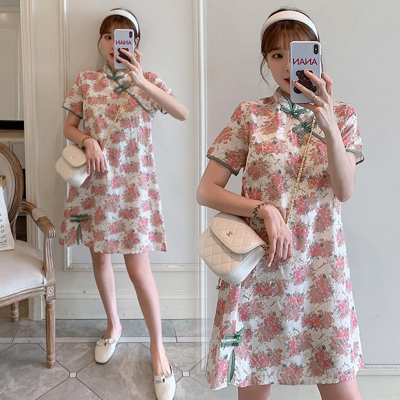 1957# Maternity Clothes Summer Short Sleeve Easy Matching Loose Stylish Floral Dress for Pregnant Women Mom Dress, The picture color
1957# Maternity Clothes Summer Short Sleeve Easy Matching Loose Stylish Floral Dress for Pregnant Women Mom Dress, The picture color