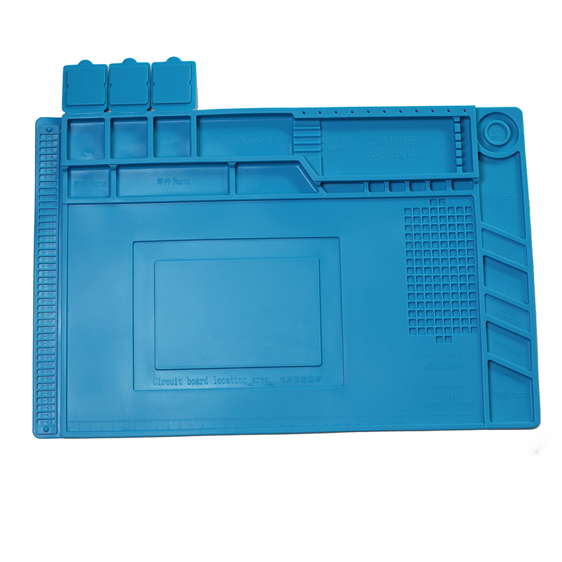 Heat Insulation Silicone Soldering Pad Mat Desk Maintenance Platform For Repair Station With Magnetic s-160 s-170
Heat Insulation Silicone Soldering Pad Mat Desk Maintenance Platform For Repair Station With Magnetic s-160 s-170