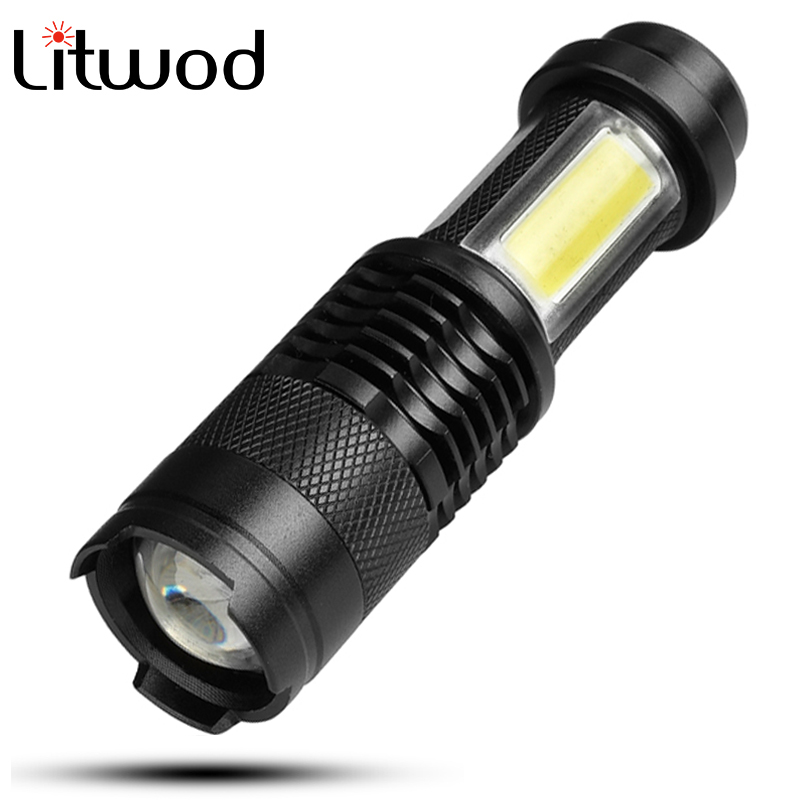 Litwod Z35SK68C LED MINI XPE + COB Zoom Waterproof Aluminum 4 Modes Torch use 14500 or Battery For Camping working
Litwod Z35SK68C LED MINI XPE + COB Zoom Waterproof Aluminum 4 Modes Torch use 14500 or Battery For Camping working