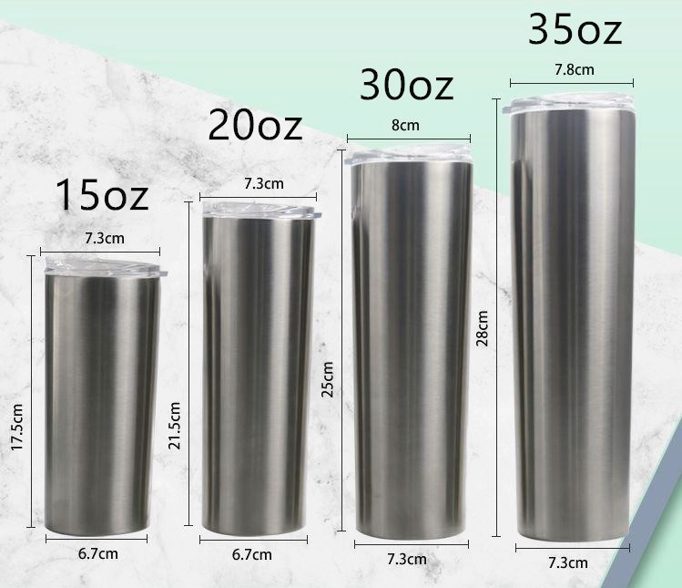 skinny tumbler 20oz 30oz stainless steel slim tumbler double wall vacuum insulated straight tumblers, Stainless steel color
skinny tumbler 20oz 30oz stainless steel slim tumbler double wall vacuum insulated straight tumblers, Stainless steel color