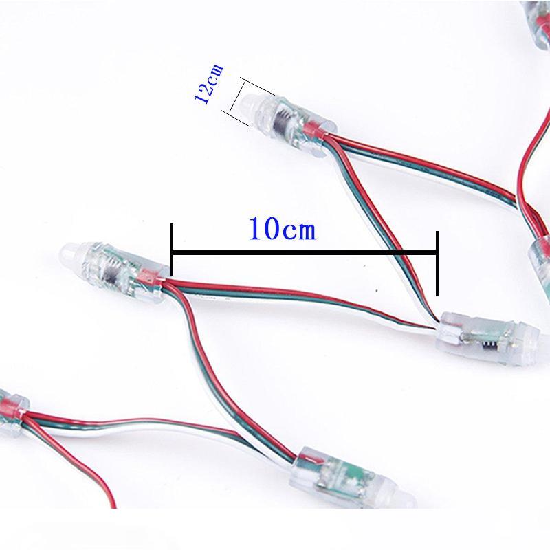 WS2811 LED Pixels Module String 12mm Full Color Individually Addressable Digital RGB LED Rope Light DC5V IP68 Waterproof
WS2811 LED Pixels Module String 12mm Full Color Individually Addressable Digital RGB LED Rope Light DC5V IP68 Waterproof