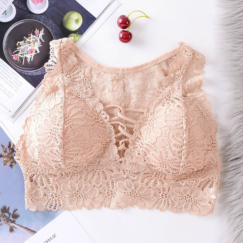 Lace Bra Women Beauty Back No Steel Ring Ladies beauty back Underwear Massage Pad Bra Elastic widened shoulder strap, As the picture
Lace Bra Women Beauty Back No Steel Ring Ladies beauty back Underwear Massage Pad Bra Elastic widened shoulder strap, As the picture
