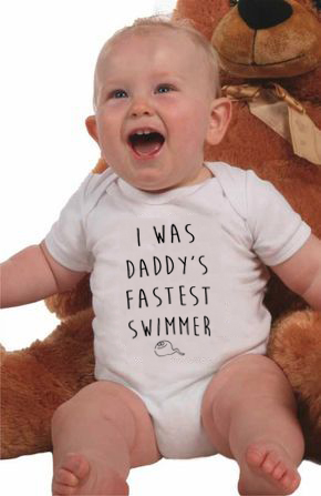 Summer Funny Jumpsuit I Was Daddy's Fastest Swimmer Baby Cotton Romper Outfit Letters Print Newborn Baby Infant Playsuit, Null-srpwh-
Summer Funny Jumpsuit I Was Daddy's Fastest Swimmer Baby Cotton Romper Outfit Letters Print Newborn Baby Infant Playsuit, Null-srpwh-