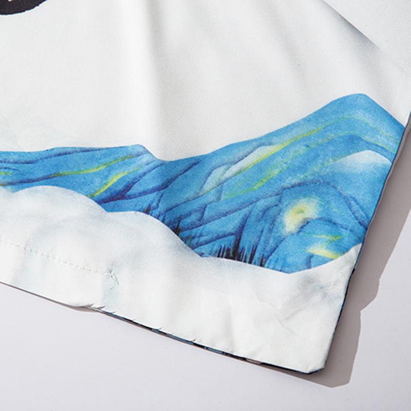 japanese kimono jacket printed harajuku hip hop men japan style streetwear jacket summer thin clothes loose kimono
