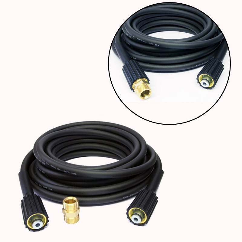 10 meters Car Washer Extension Hose K Series Pressure Washer M22 Female to M22 Male 1/4 Braided Hose High Pressure
10 meters Car Washer Extension Hose K Series Pressure Washer M22 Female to M22 Male 1/4 Braided Hose High Pressure