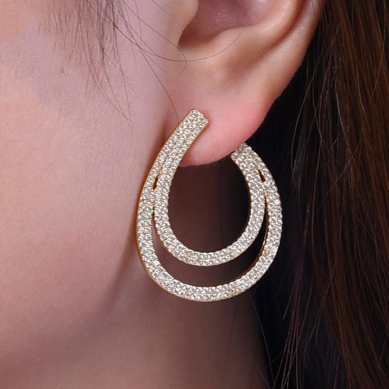 missvikki New Design Fashion Charm Full Mini Austrian Crystal Hoop Earrings for Women Steampunk Round Earring Original Brand
missvikki New Design Fashion Charm Full Mini Austrian Crystal Hoop Earrings for Women Steampunk Round Earring Original Brand