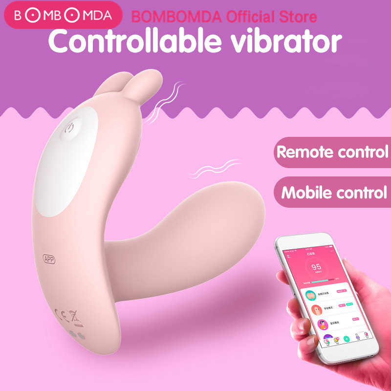 APP Control Vibromasseur Wearable Butterfly Dildo Vibrator pour Couples Culotte Vibrante Adult Game Sex Toys pour Femmes Masturbateur CX200709