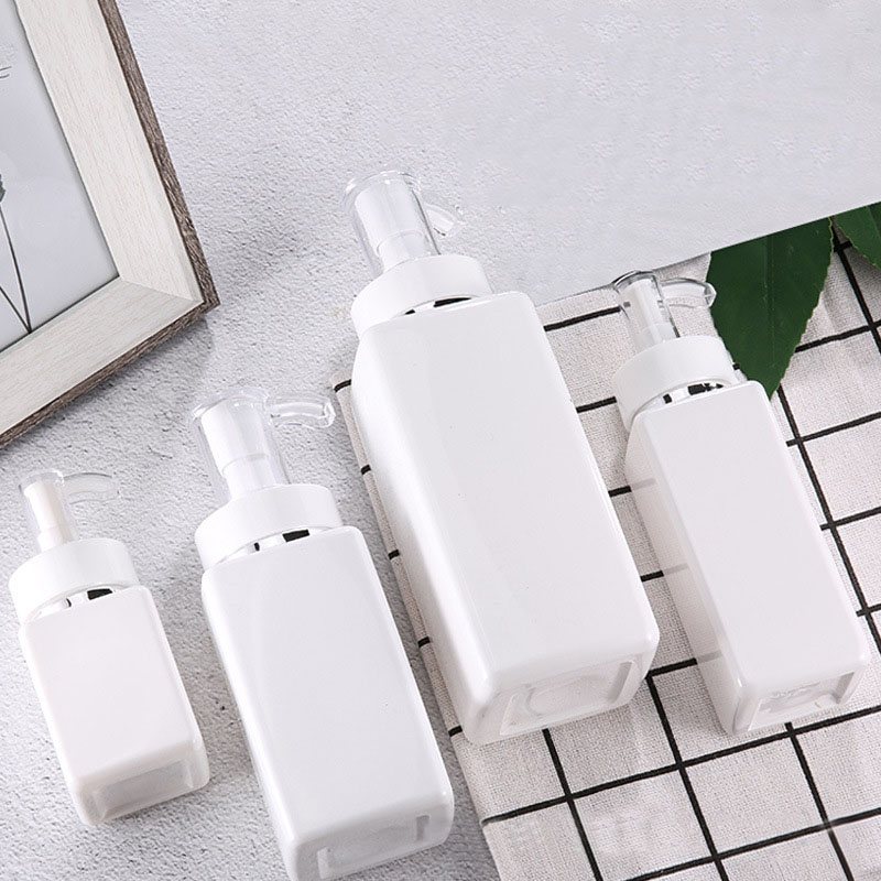 100ml-500ml PET Square Lotion Pump Bottles Alcohol Gel Disinfectant Shampoo Hand Sanitizer Bottle Cosmetic Sub-Packing Plastic Bottle - view 7