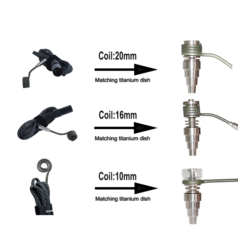 Original G9 Greenlightvapes Enail Heater Coil bag 10mm 16mm 20mm Fit For Mini/Tick Dabber
Original G9 Greenlightvapes Enail Heater Coil bag 10mm 16mm 20mm Fit For Mini/Tick Dabber