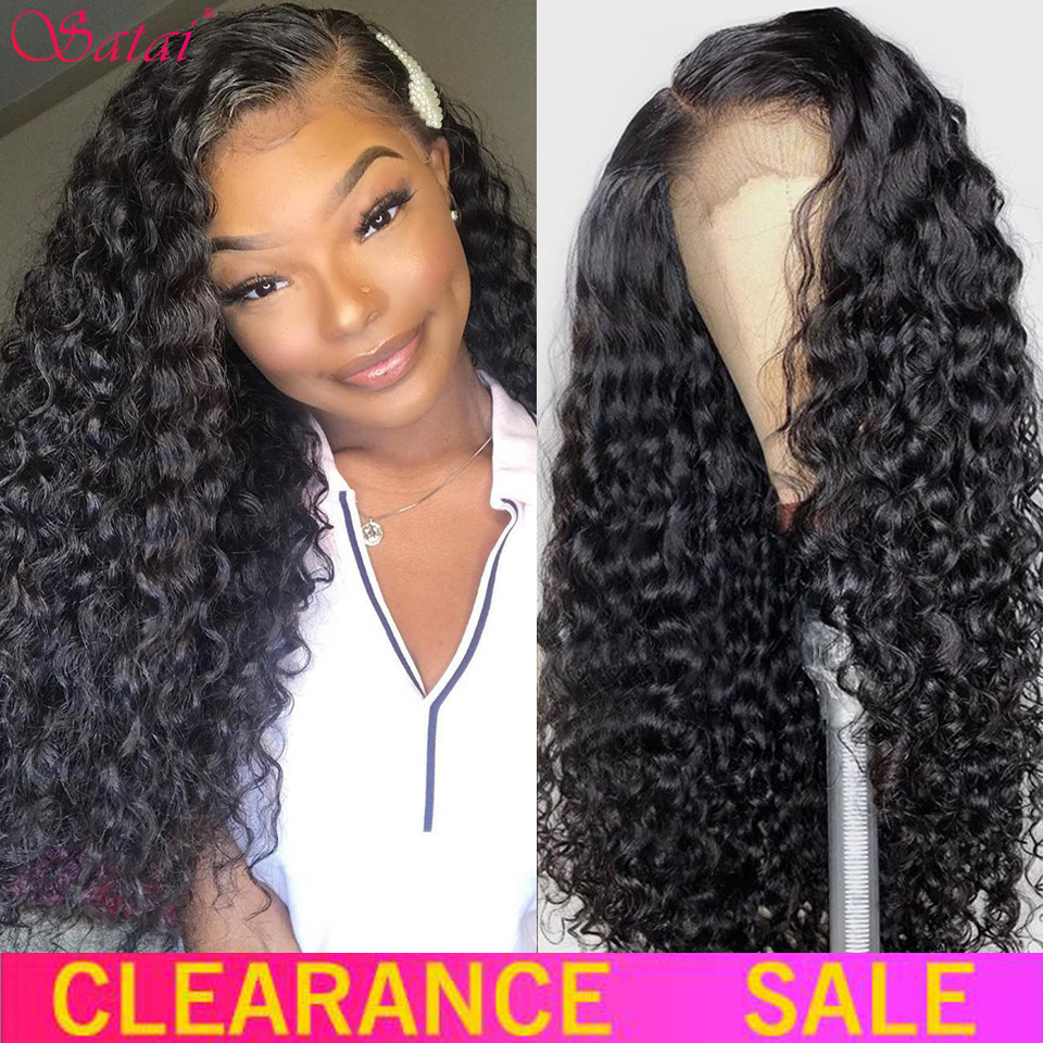 Satai Water Wave Wig Pre Plucked Curly Human Hair Wig 13x4 Water Wave Lace Front Wig Brazilian Human Hair Wigs, Black
Satai Water Wave Wig Pre Plucked Curly Human Hair Wig 13x4 Water Wave Lace Front Wig Brazilian Human Hair Wigs, Black