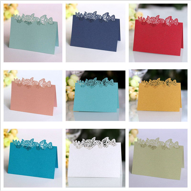 2020 Wedding Butterfly Seat Card 100pcs Laser Hollow Card Creative Sign-in Table White Pearl Paper Table Wholesale 6ZDZ831 
2020 Wedding Butterfly Seat Card 100pcs Laser Hollow Card Creative Sign-in Table White Pearl Paper Table Wholesale 6ZDZ831