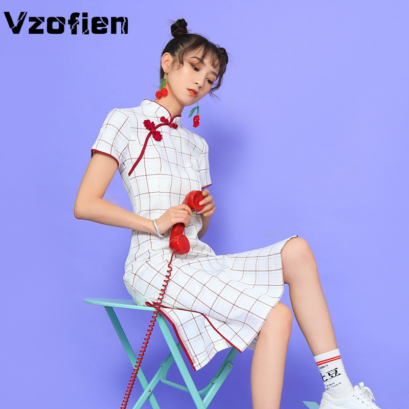 Chinese Dress Women Modern Fashion Improved Cheongsam Chinese Traditional Sweet Girl Qipao Dresses Elegant Oriental Robe
Chinese Dress Women Modern Fashion Improved Cheongsam Chinese Traditional Sweet Girl Qipao Dresses Elegant Oriental Robe