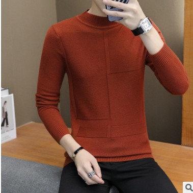New Arrival Fashion Casual Pullover Mens Sweater Half-high Collar Sweaters Solid Korean Type Slim Knit Top Men's Sweater, Red
New Arrival Fashion Casual Pullover Mens Sweater Half-high Collar Sweaters Solid Korean Type Slim Knit Top Men's Sweater, Red