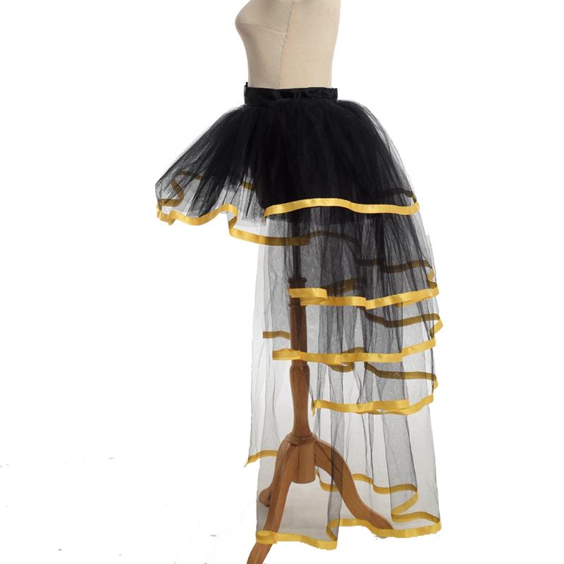 Women Mesh Tulle Bustle Skirt Steampunk Victorian Party Tutu Ruffle Tiered Skirts Dance Stage Performance Clubwear, Black
Women Mesh Tulle Bustle Skirt Steampunk Victorian Party Tutu Ruffle Tiered Skirts Dance Stage Performance Clubwear, Black
