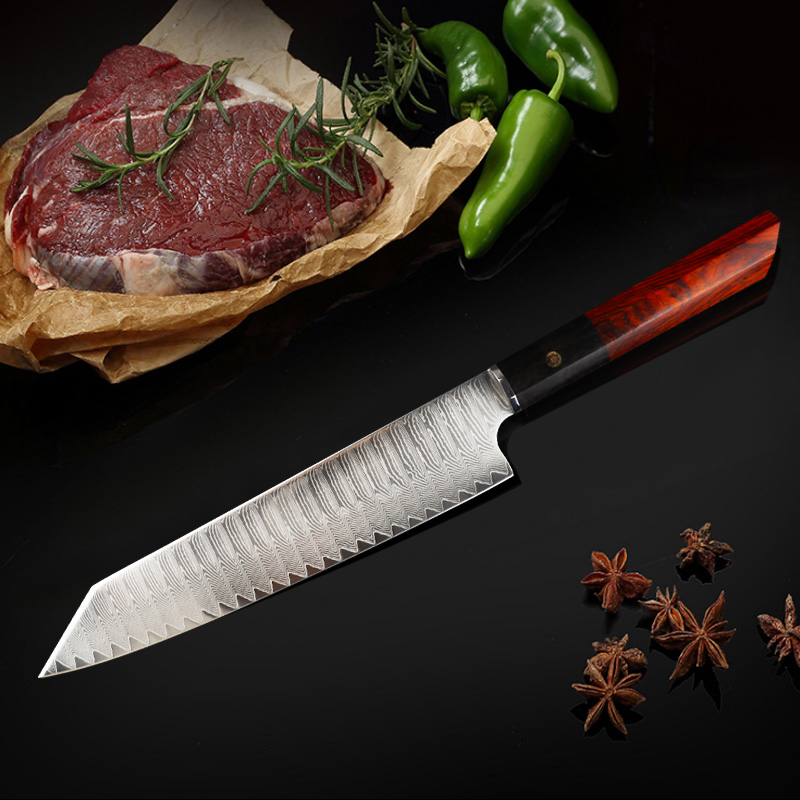 VG10 Damascus chef knife Rosewood handle kitchen knife set Santoku meat Cleaver utility butcher knives cuchillos de cocina profesionales
VG10 Damascus chef knife Rosewood handle kitchen knife set Santoku meat Cleaver utility butcher knives cuchillos de cocina profesionales