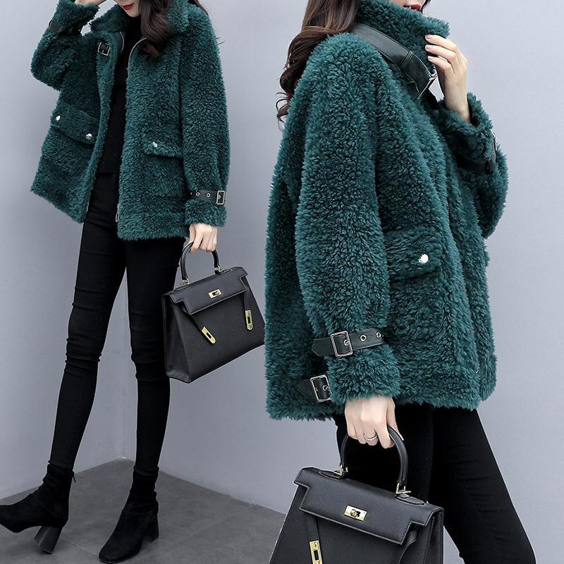 Women Winter Casual Faux Fur Teddy Bear Coat Loose Female Autumn Pockets Fake Fur Fleece Fluffy Jacket Overcoat Outwear T145, Green
Women Winter Casual Faux Fur Teddy Bear Coat Loose Female Autumn Pockets Fake Fur Fleece Fluffy Jacket Overcoat Outwear T145, Green