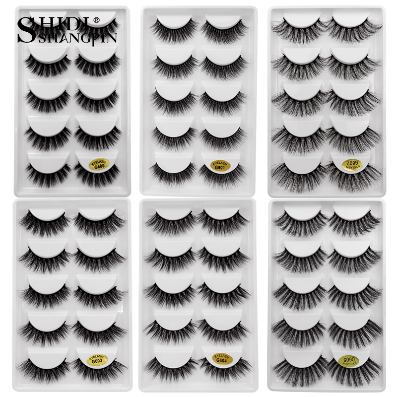 5 Pairs 3D Mink Hair False Eyelashes Natural/Thick Long Eye Lashes Wispy Makeup Beauty Extension Tools Makeup Eyelashes Volume
5 Pairs 3D Mink Hair False Eyelashes Natural/Thick Long Eye Lashes Wispy Makeup Beauty Extension Tools Makeup Eyelashes Volume