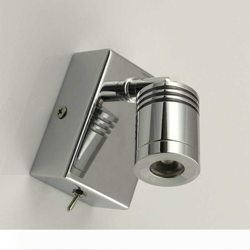 Topoch Wall Mounted Light for Reading with on off Switch Integral LED 3W Directional Cylindrical Head Chrome Finish for RV Boat Residential
Topoch Wall Mounted Light for Reading with on off Switch Integral LED 3W Directional Cylindrical Head Chrome Finish for RV Boat Residential
