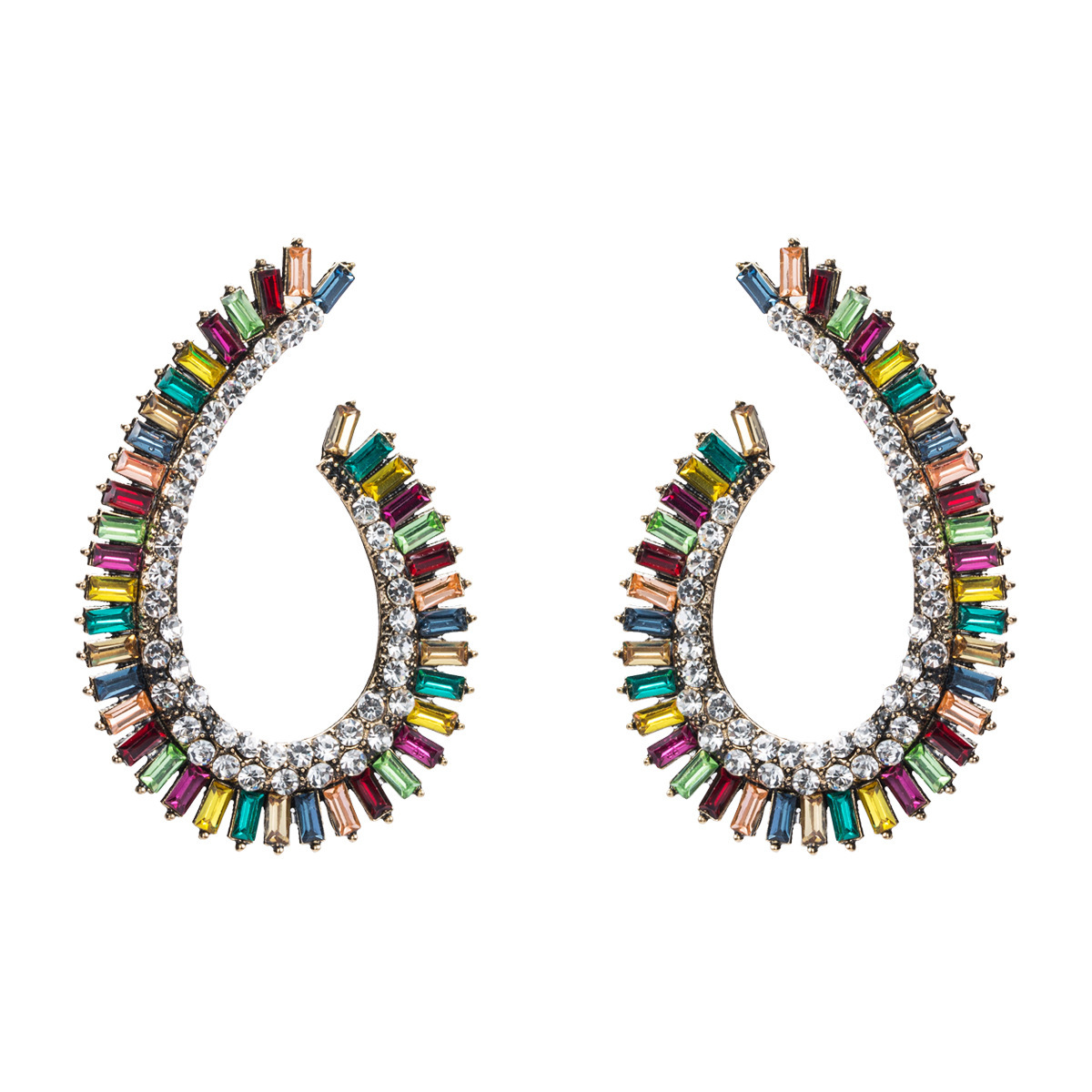 Exaggerated water drop shape hollow acrylic Diamond full diamond earrings women's fashion super flash ear accessories
Exaggerated water drop shape hollow acrylic Diamond full diamond earrings women's fashion super flash ear accessories