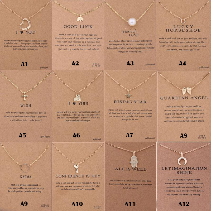 New Arrival Charm Multi-styles Pendant Necklace with card For women Fashion designer earing Jewelry Gifts
New Arrival Charm Multi-styles Pendant Necklace with card For women Fashion designer earing Jewelry Gifts