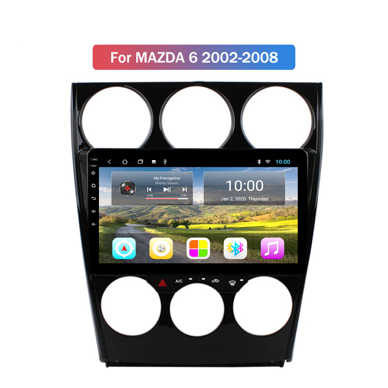 Android 10 2g+32g Car DVD Video Multimedia Player for MAZDA 6 2002 2003 2004-2008 with Radio WIFI GPS Navigation
Android 10 2g+32g Car DVD Video Multimedia Player for MAZDA 6 2002 2003 2004-2008 with Radio WIFI GPS Navigation