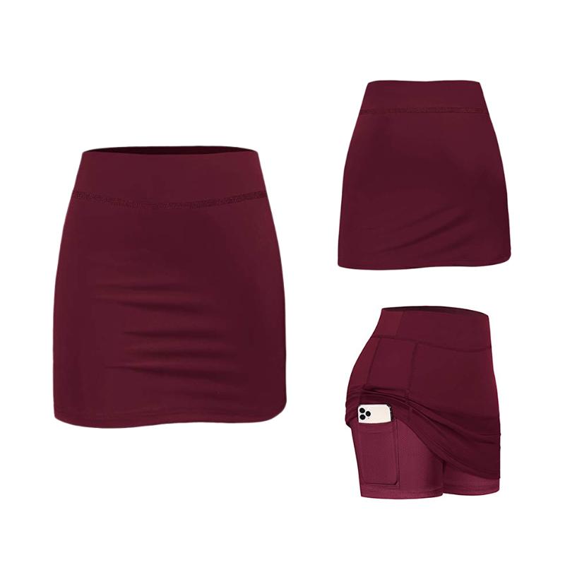 Women Tennis Skirts Inner Shorts Elastic Sports Golf Skorts with Pockets Yoga Fitness Shorts, As pic
Women Tennis Skirts Inner Shorts Elastic Sports Golf Skorts with Pockets Yoga Fitness Shorts, As pic