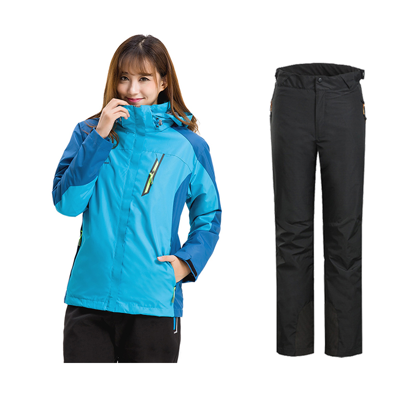 women winter thermal 2in1 waterproof Outdoor jacket +pants Hunting Waterproof Suits set Jacket coat Climbing Hiking Suits, Women purple
women winter thermal 2in1 waterproof Outdoor jacket +pants Hunting Waterproof Suits set Jacket coat Climbing Hiking Suits, Women purple