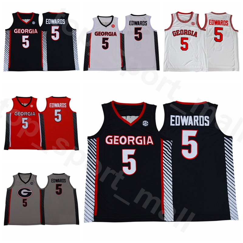 Men College Georgia Anthony Edwards Jersey 5 Basketball All Stitched Team Color Red White Navy Blue Grey University Breathable Top Quality
Men College Georgia Anthony Edwards Jersey 5 Basketball All Stitched Team Color Red White Navy Blue Grey University Breathable Top Quality