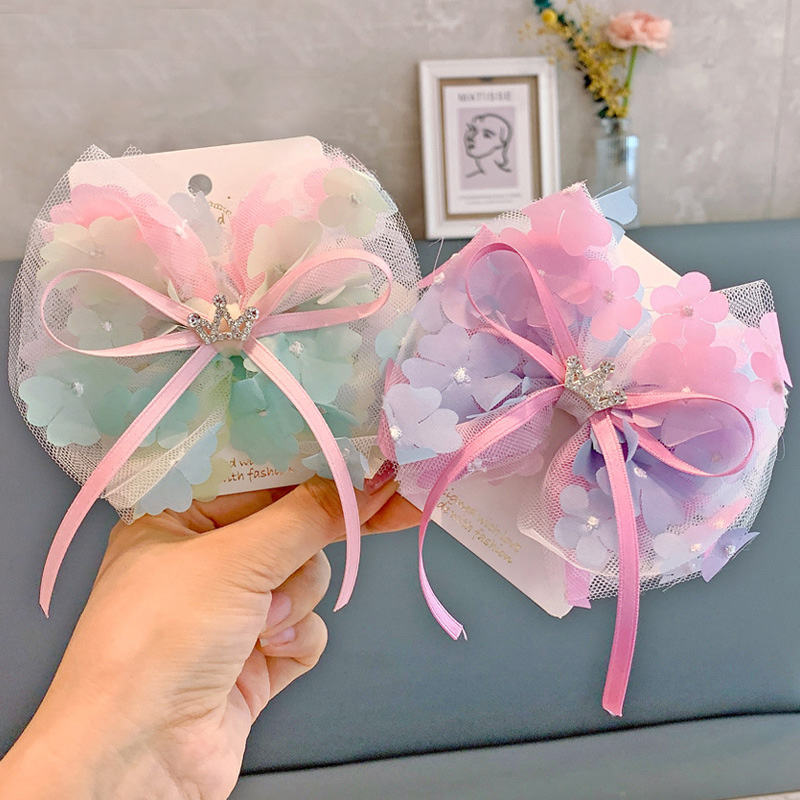 6pcs/lot Fairy Flower Mesh Hair Clips Girls Trendy Princess Handmade Hair Bows Birthday Party Dance Hairpin Headwear Accessories
6pcs/lot Fairy Flower Mesh Hair Clips Girls Trendy Princess Handmade Hair Bows Birthday Party Dance Hairpin Headwear Accessories