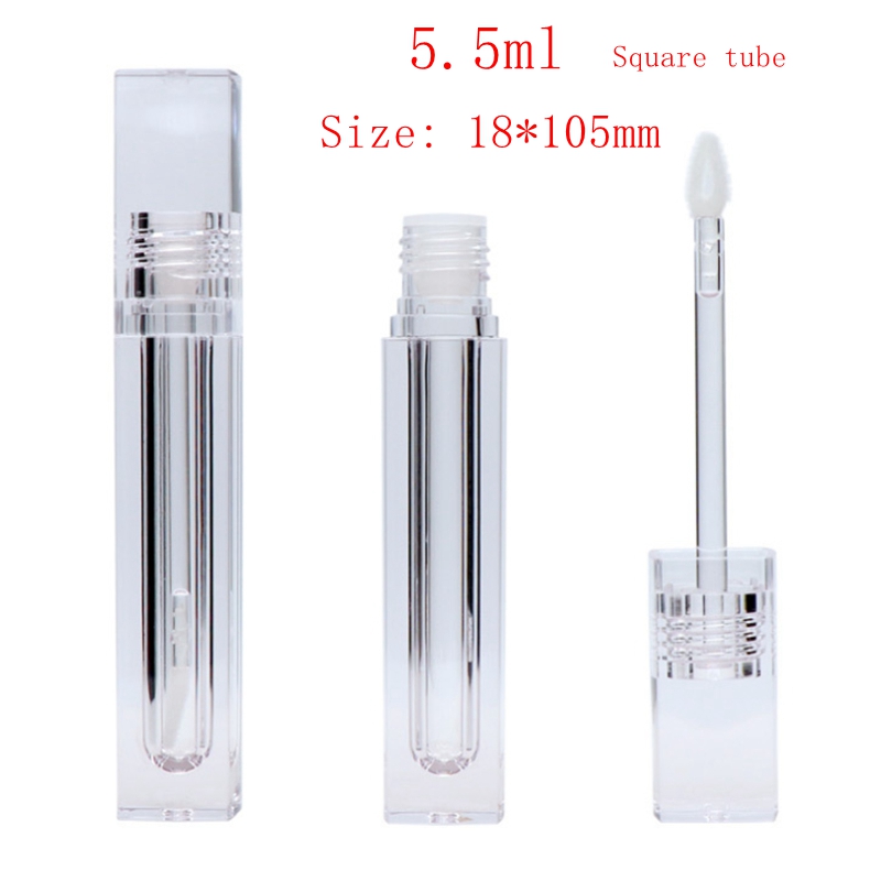 100pcs 5.5ML Empty Lipstick Tubes Square Transparent Crystal Lip Gloss Tubes With Wand Lip Gloss Clear bottles C015
100pcs 5.5ML Empty Lipstick Tubes Square Transparent Crystal Lip Gloss Tubes With Wand Lip Gloss Clear bottles C015