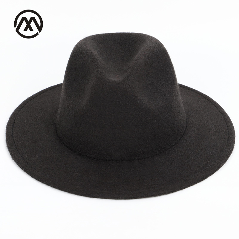 Men's hats solid color fashion big hats along the classic hat large size 60CM men and women universal adjustable fedora man jazz, Black
Men's hats solid color fashion big hats along the classic hat large size 60CM men and women universal adjustable fedora man jazz, Black
