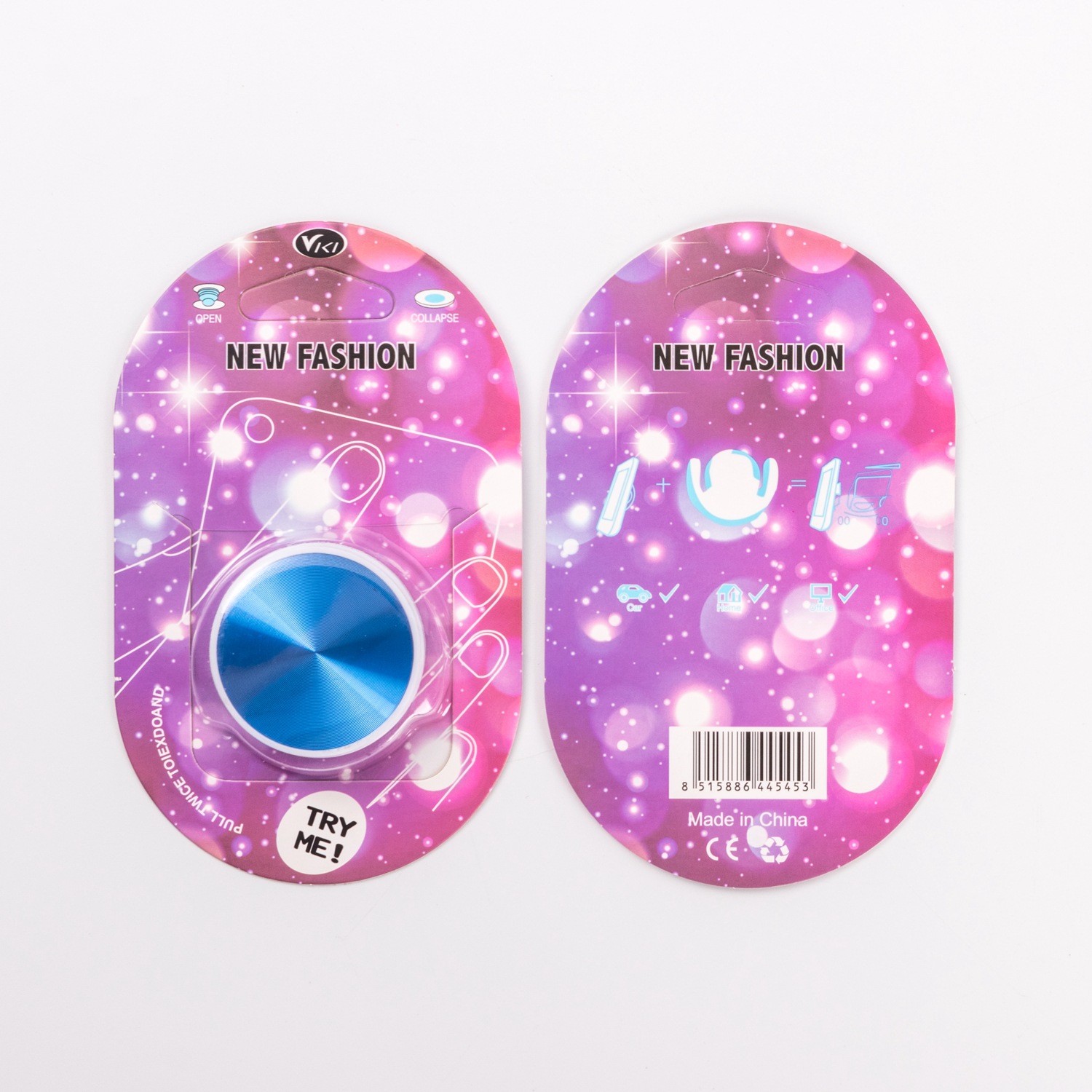 Phone Holder Phone Socket Folding Air Bag Support CD Mobile Phone Multi-Function Display Gift Foldable Mobile Air Bag