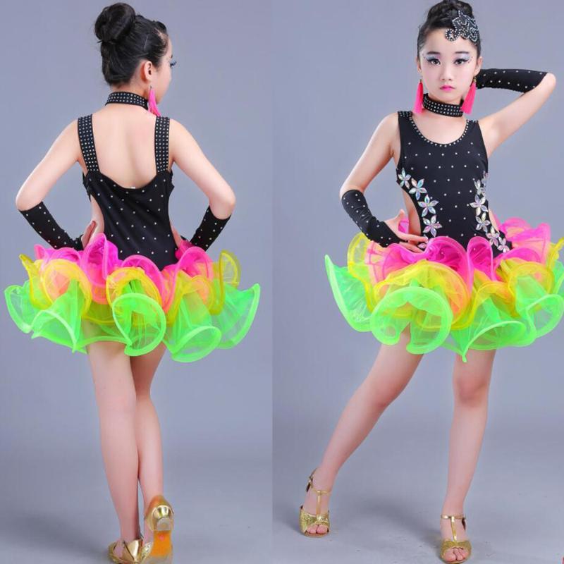 Children Jazz Latin Dance wear Costumes Girls Sequined Ballroom Dancing dress Kids Performance salsa Latin dance Outfits, As shown
Children Jazz Latin Dance wear Costumes Girls Sequined Ballroom Dancing dress Kids Performance salsa Latin dance Outfits, As shown
