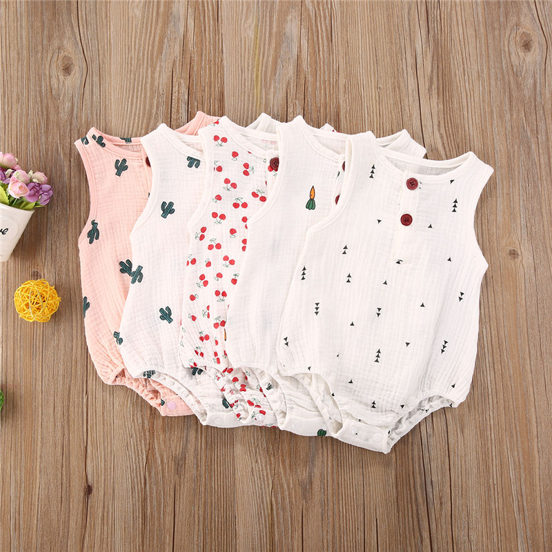 Summer Baby Girls Boys Clothes Bodysuits Cotton Linen Infant Newborn Cactus Carrot Print Jumpsuit Sunsuit Baby Sleeveless Outfit
Summer Baby Girls Boys Clothes Bodysuits Cotton Linen Infant Newborn Cactus Carrot Print Jumpsuit Sunsuit Baby Sleeveless Outfit