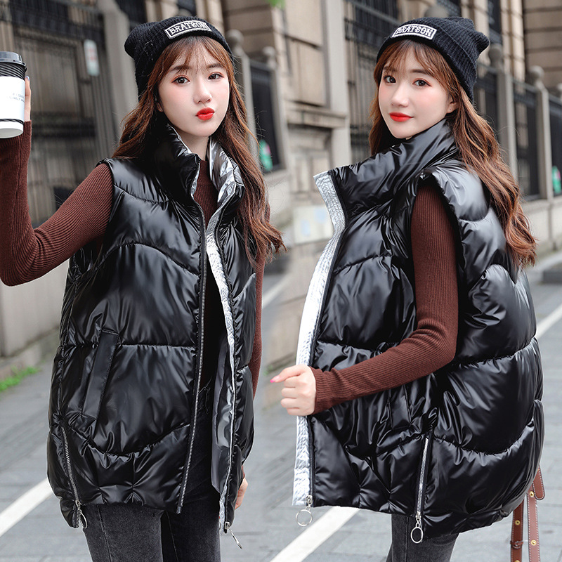 2020 Autumn Winter Women Cotton Vest Mandarin Collar Soft Down Waistcoat Female Casual Loose Warm Sleeveless Jacket Outwear, Tm0016blue
2020 Autumn Winter Women Cotton Vest Mandarin Collar Soft Down Waistcoat Female Casual Loose Warm Sleeveless Jacket Outwear, Tm0016blue