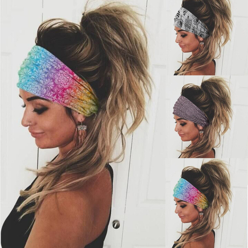 Leaf Printing Elastic Wide Headbands Sports Yoga Make Up Hair Band For Female Scrunchies Fabric Absorb Sweat Headscarf Accessories Wholesale
Leaf Printing Elastic Wide Headbands Sports Yoga Make Up Hair Band For Female Scrunchies Fabric Absorb Sweat Headscarf Accessories Wholesale