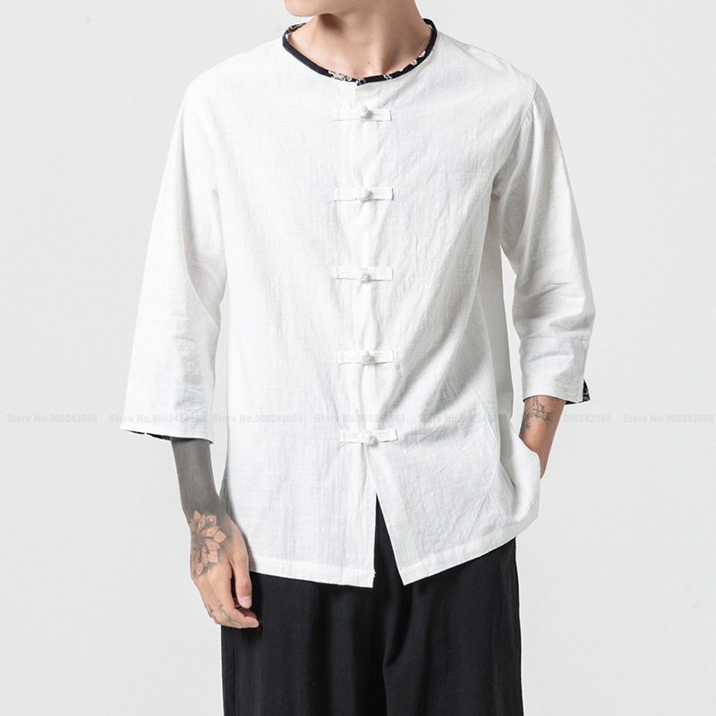 Men Chinese Style Casual Zen Tang Suit Shirts Japanese Retro Harajuku Blouse Cardigan Tee Tops Outdoor Sweatshirt
Men Chinese Style Casual Zen Tang Suit Shirts Japanese Retro Harajuku Blouse Cardigan Tee Tops Outdoor Sweatshirt