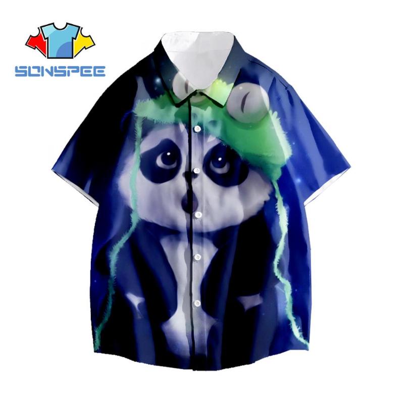 Summer Cardigan Shirt 3D Printing Men's Animal Shirt Cartoon Panda Woman Casual Cute Oversized Single-Breasted, 12
Summer Cardigan Shirt 3D Printing Men's Animal Shirt Cartoon Panda Woman Casual Cute Oversized Single-Breasted, 12
