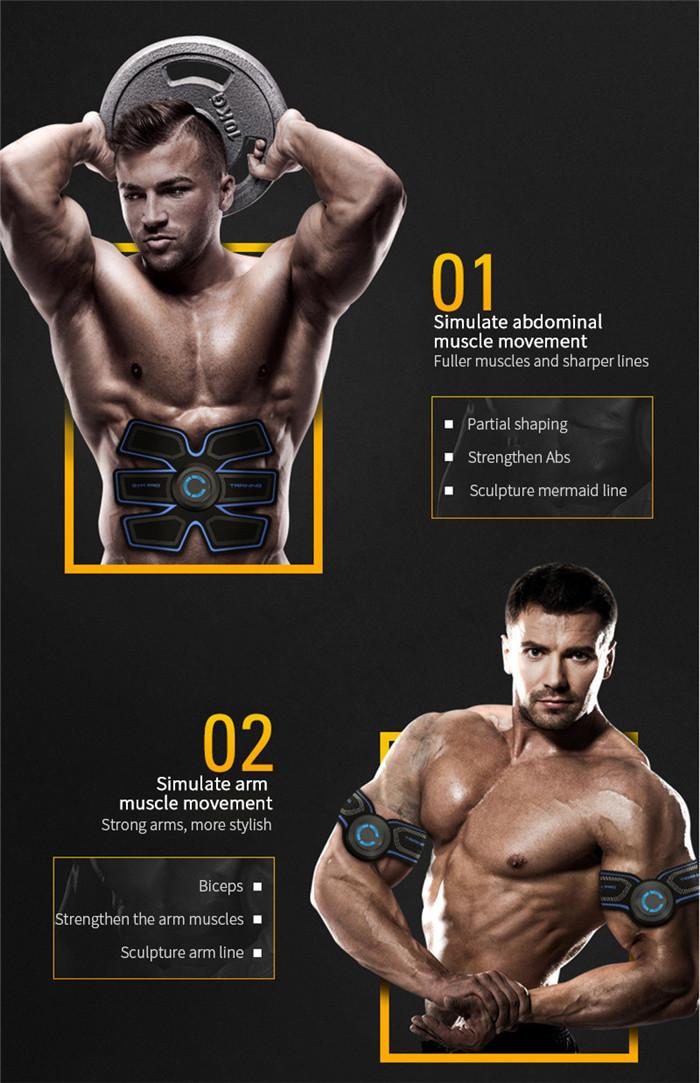 Muscle Gym Equipment for Home Workout Abdominal Muscle Stimulator Weights Workout Fitness Machines Gym Equipment Accessories201F