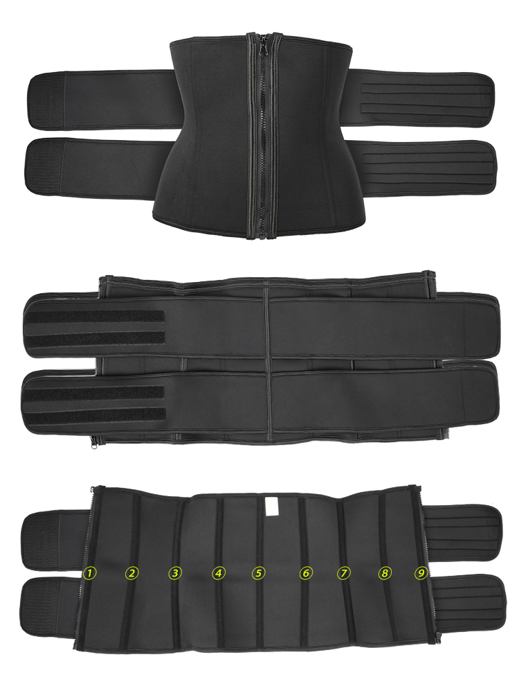 Waist trainer Slimming Belt Sauna Sweat Faja tummy shaper Shaper Trimmer Straps Modeling Shapewear body binders shaper girdle CX200727
