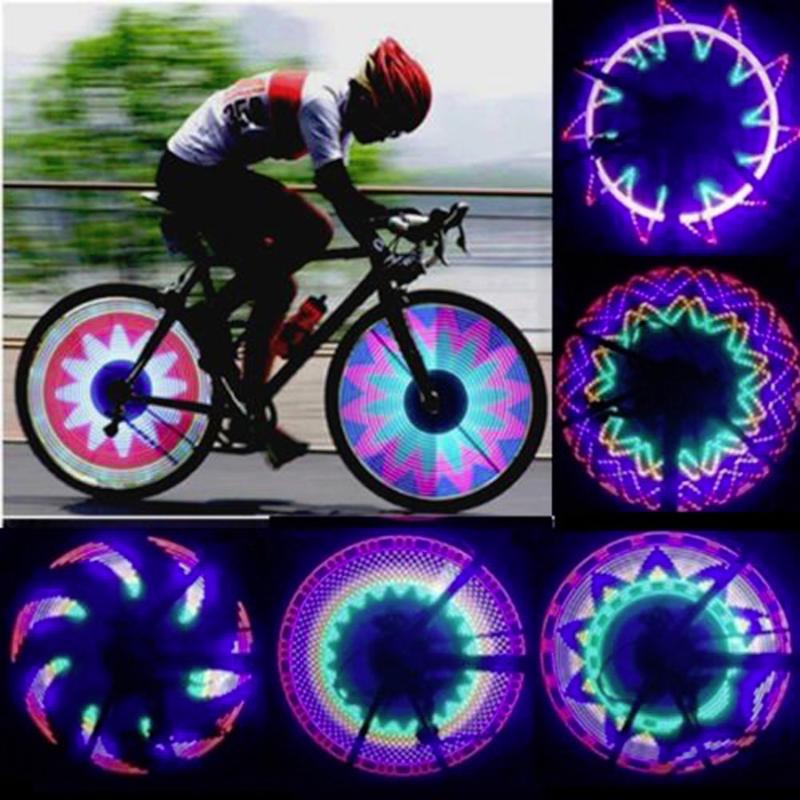 32 pattern Bike light Bicycle wheel light flash 32 RGB LED Bicycle spoke lamp Night riding LED Wheel Signal Lights
32 pattern Bike light Bicycle wheel light flash 32 RGB LED Bicycle spoke lamp Night riding LED Wheel Signal Lights