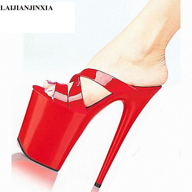 LAIJIANJINXIA New 23cm High Heel Shoes For Women's Gorgeous Bright Patent Leather Party High-Heeled Slippers Sexy Exotic Shoes, Black
LAIJIANJINXIA New 23cm High Heel Shoes For Women's Gorgeous Bright Patent Leather Party High-Heeled Slippers Sexy Exotic Shoes, Black
